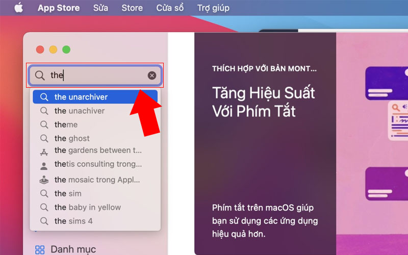 Tìm kiếm ứng dụng The Unarchiver